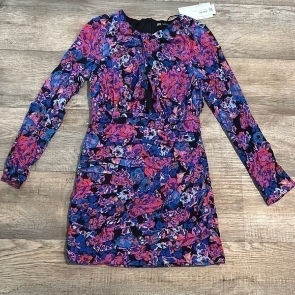 ZARA BLOGGER FAVE!!! Cut Out Mini Dress NWT - Picture 15 of 16